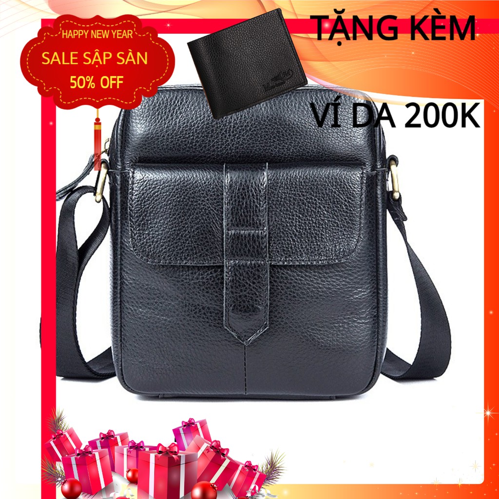 Túi Đeo Chéo Da Bò T119 - Vẻ Đẹp Hiện Đại - Phong Cách Thời Trang Châu Âu