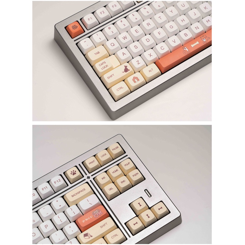 Nắp Đậy Bàn Phím Cơ btsg 85% PBT 139 Phím XDA Họa Tiết Hoạt Hình Dễ Thương