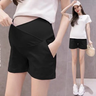 Quần bầu sooc,quần đùi bầu cạp chéo tiện lợi qd9