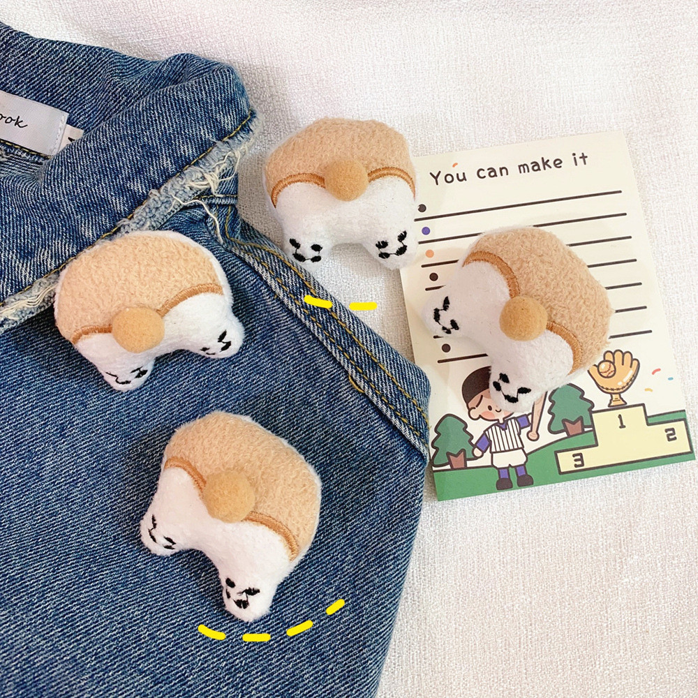 Ghim Cài Áo Hình Mông Chó Corgi Đáng Yêu