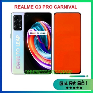 Kính cường lực full màn full keo Realme Q3 Pro Carnival tặng kèm keo chống hở mép