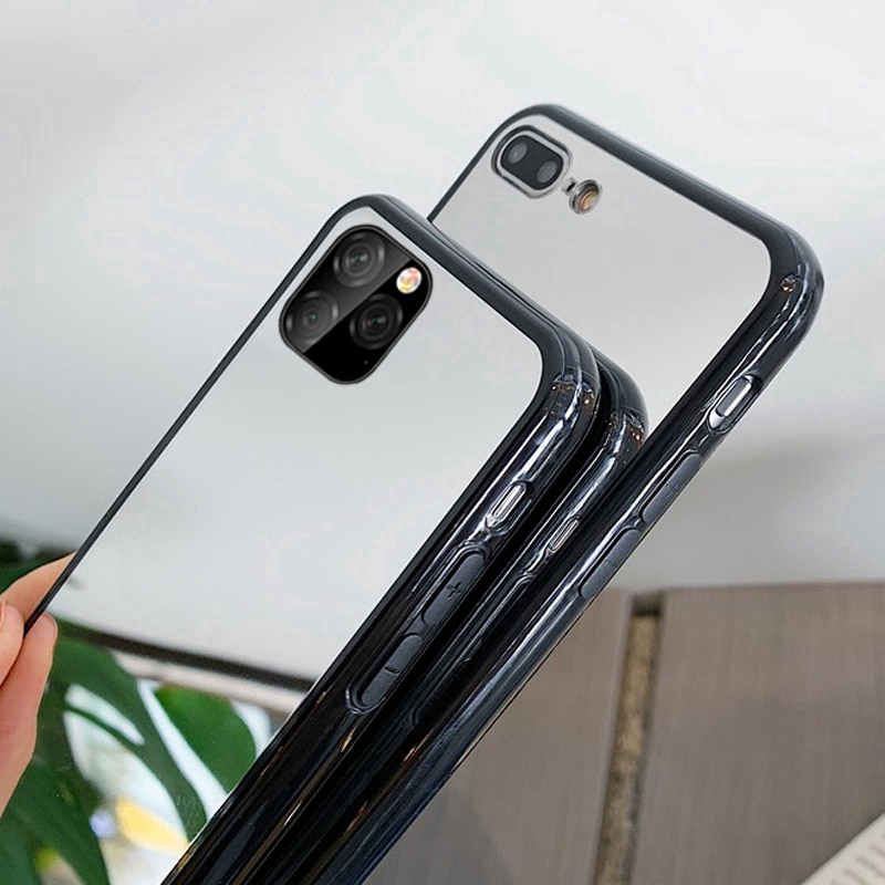 Ốp điện thoại tráng gương dành cho điện thoại IPhone11 Pro Max 8 7 6 6s Plus 11 Pro XS XR XSmax