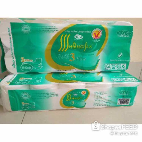 GIẤY VỆ SINH HÀ NỘI SILK 3 LỚP