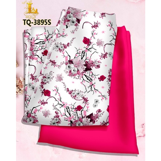 Vải áo dài hoa nhí