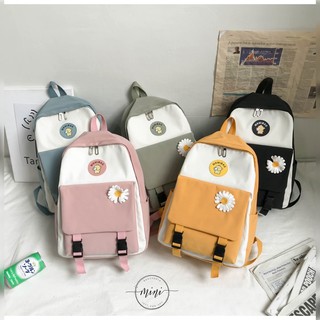 Balo dù 2 dải siêu cute chống nước 2020