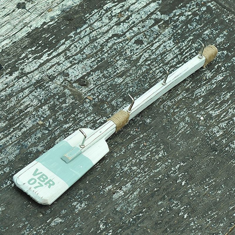 1 Thanh Gỗ Oar 40cm Có Móc Treo Áo Khoác Trang Trí Nhà Cửa