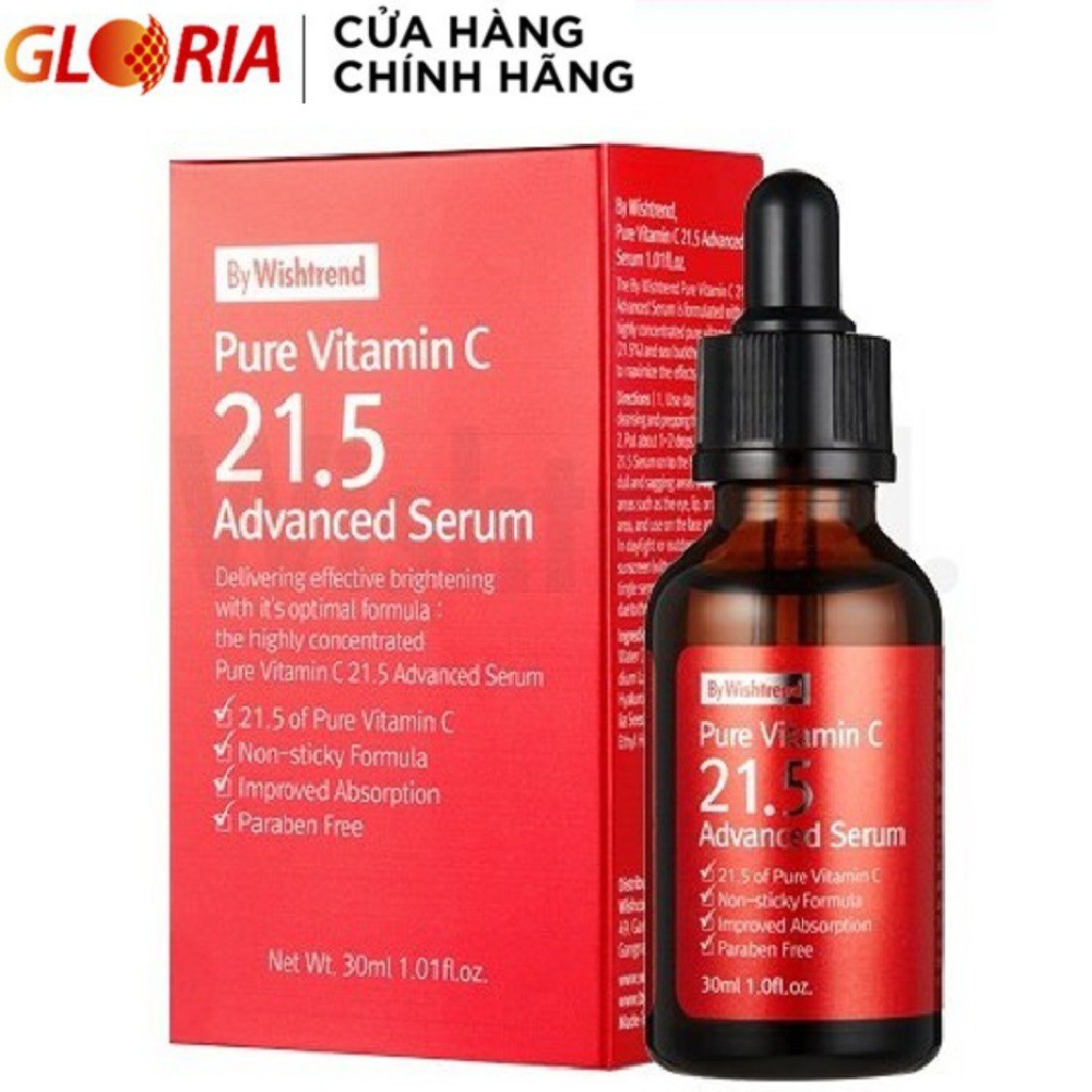Tinh Chất Dưỡng Trắng By Wishtrend C21.5 Advanced Serum 30ml