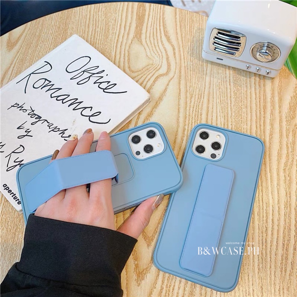Ốp điện thoại silicon mềm chống trượt màu xanh dương cho Iphone 12 Pro Max I11 Pro Ix Xs Max Xr 6 6s 7 8 Plus