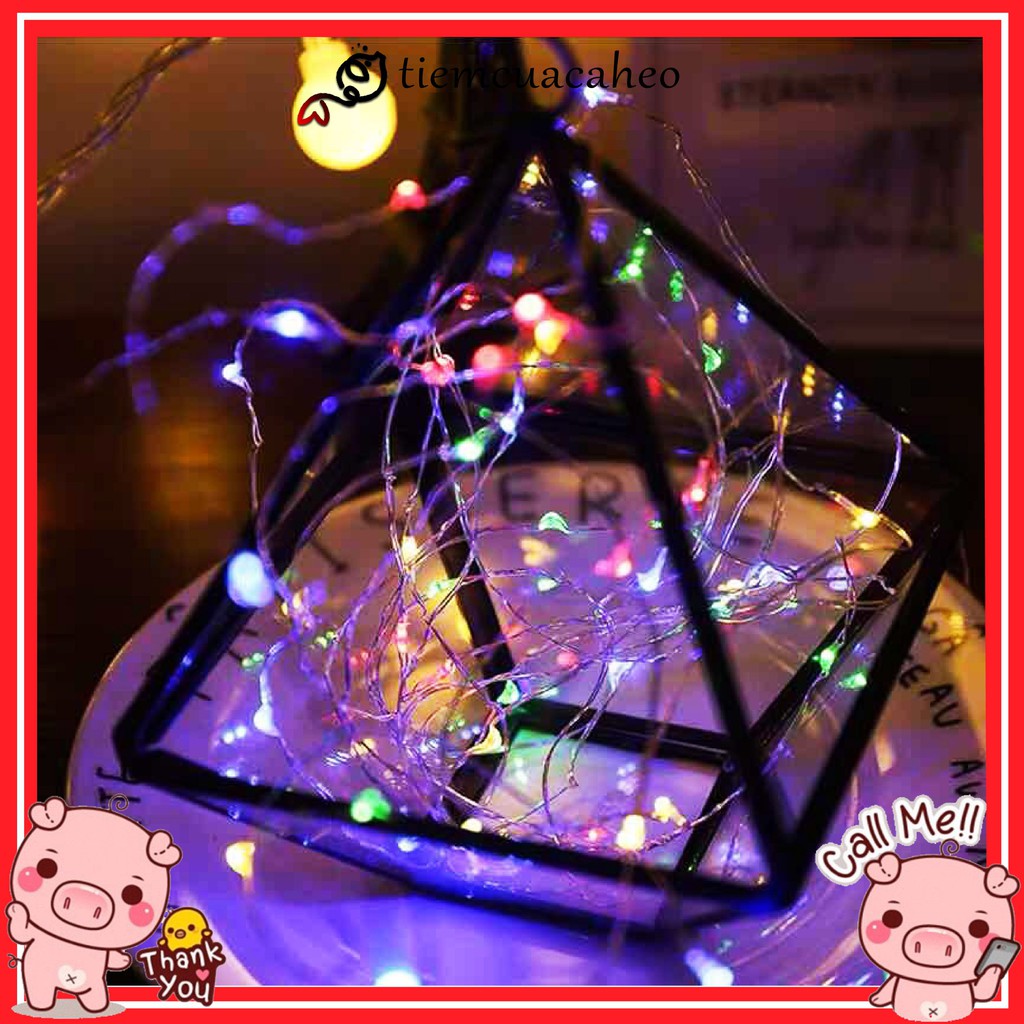 Đèn Led Đom Đóm đổi màu decor trang trí nhà cửa, phòng ngủ, cây thông Noel, hang đá