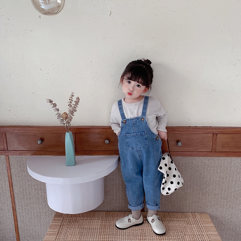 Yếm Jean Cho Bé Trai Và Bé Gái, Yếm Đầm Bò Bé Trai Và Bé Gái Cân Nặng Từ 7kg-32kg Thời Trang Trẻ Em BETHOKIDS