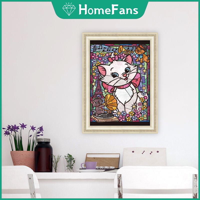 Bộ Tranh Đính Đá 5D Tự Làm 40x50cm Hình Công Chúa Disney