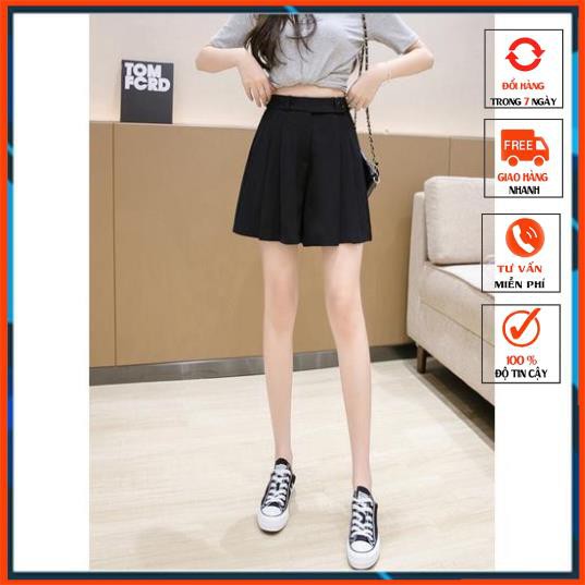 Quần giả váy,short váy xếp ly chất tuyết mưa cao cấp, phong cách hàn quốc mã leg206