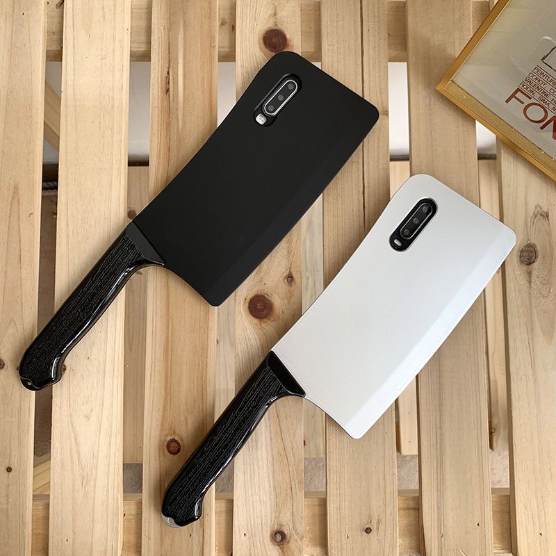 Mới Ốp Điện Thoại Hình Dao Nhà Bếp Sáng Tạo Vui Nhộn Cho Huawei p50 mate40 nova9se Fun 8 Spoof 7 Tik Tok 3i