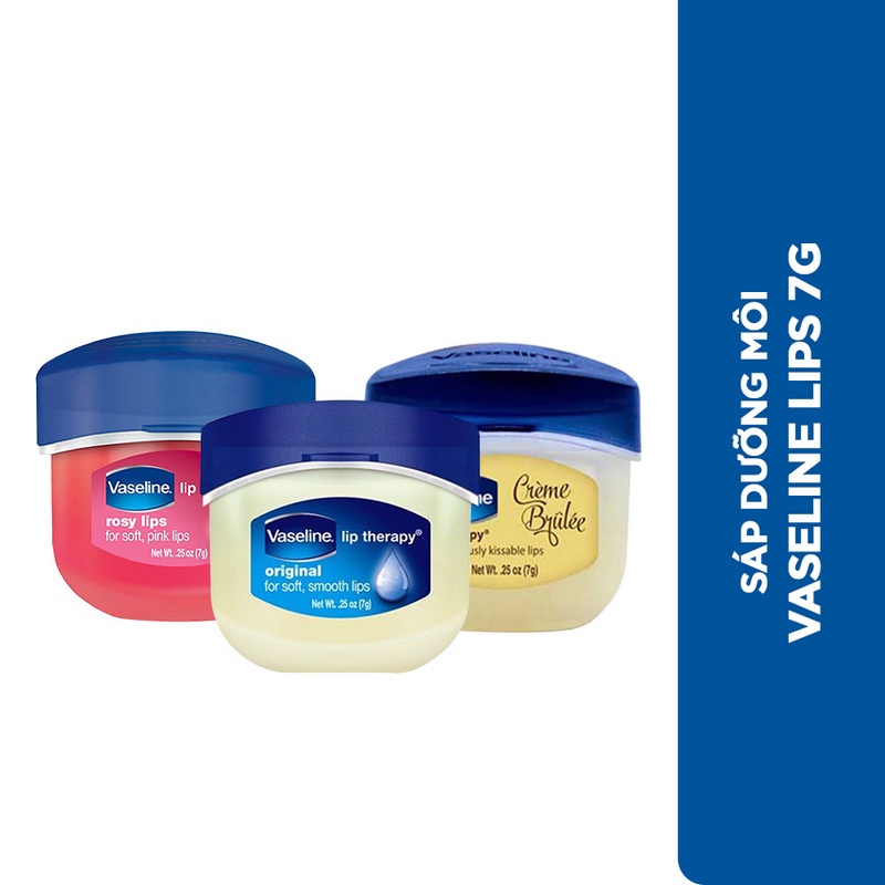 Sáp - son dưỡng môi Vaseline dưỡng ẩm ngăn ngừa nứt nẻ thâm môi dạng hũ Zoha