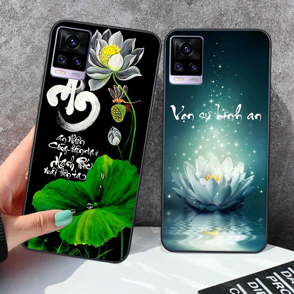 Ốp lưng Vivo V20 in hình chữ tài chữ lộc, Cha Mẹ, bình an SIÊU ĐẸP