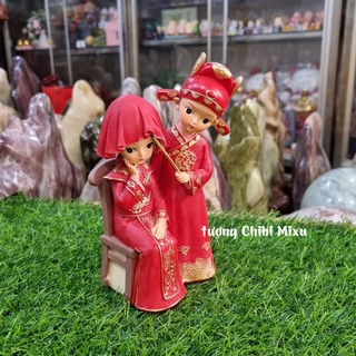 Cặp Tân Lang - Tân Nương mẫu Vén Rèm E Thẹn