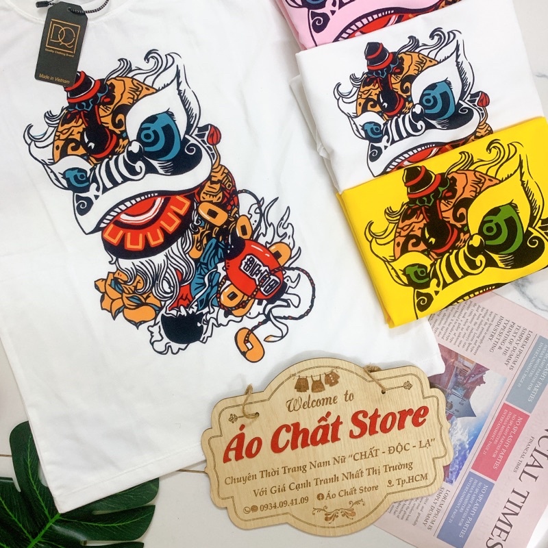 Áo Trẻ Em In Hình Múa Lân Siêu Đẹp | Áo Thun Tết 2023 Cho Bé Trai Bé Gái LX10 | Áo Chất Store