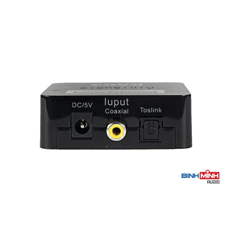 Bộ chuyển quang âm thanh TV 4K quang optical sang audio AV ra amply + Cáp optical Kiwi KA03