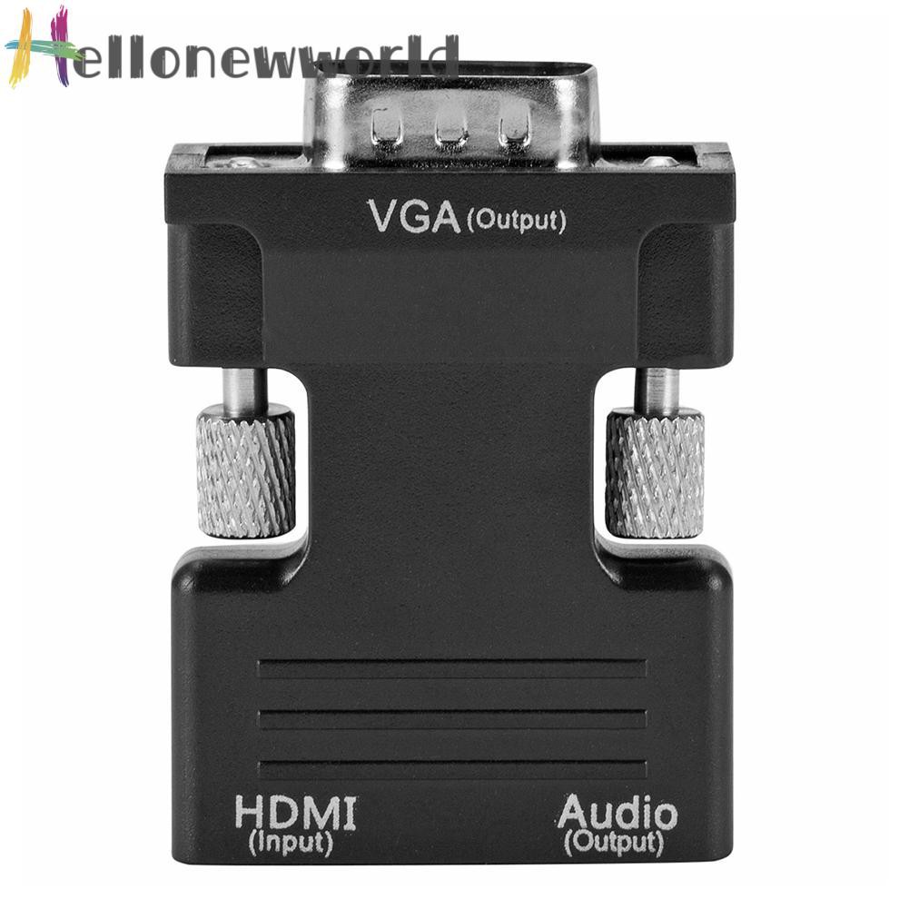 Đầu Chuyển Đổi Hdmi Cái Sang Vga Hỗ Trợ Âm Thanh 1080p