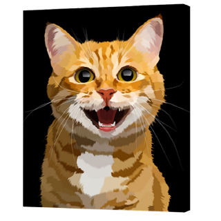 Tranh vải canvas không khung trang trí diy 40*50cmXZPH9585YX-1