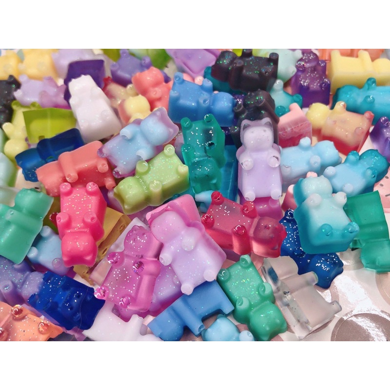 CHARM KẸO DẺO GẤU GUMMY BEAR TRANG TRÍ SLIME, NAIL, DÉP, ỐP LƯNG,…