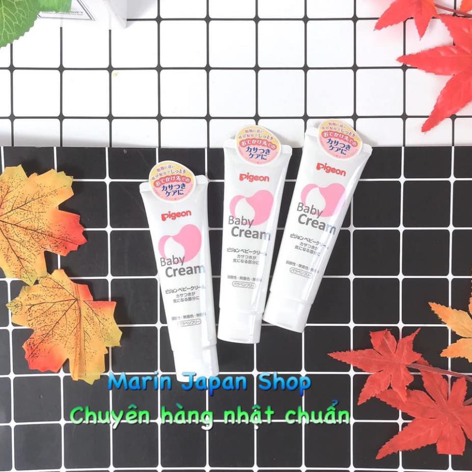 (Sale) Kem dưỡng da cho bé Pigeon Baby Cream 50gr Nhật Bản chính hãng