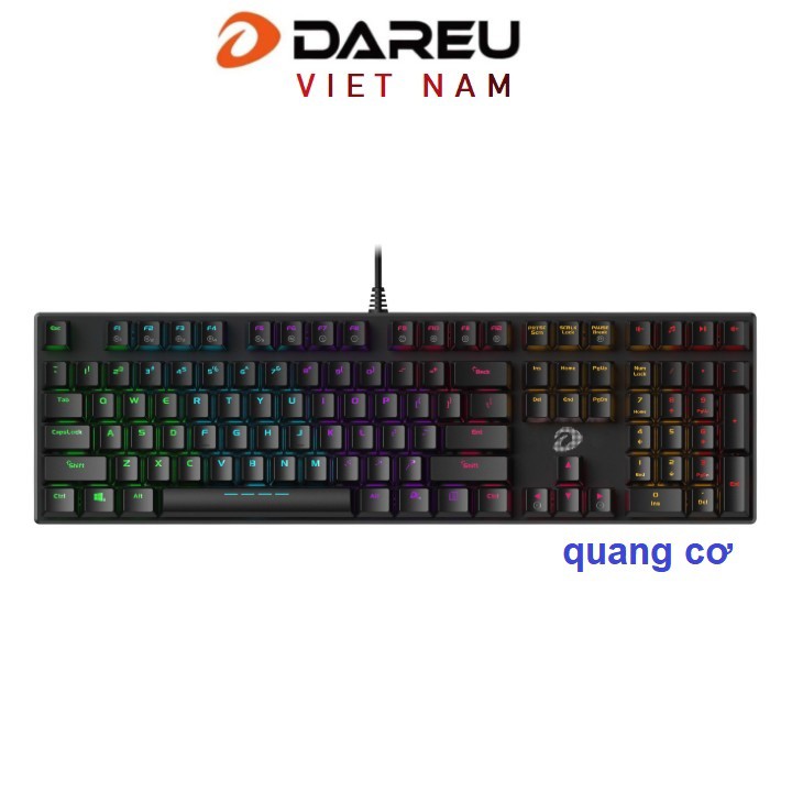 Bàn phím quang cơ Gaming DAREU EK810X (WATERPROOF, Optical switch, MULTI LED)