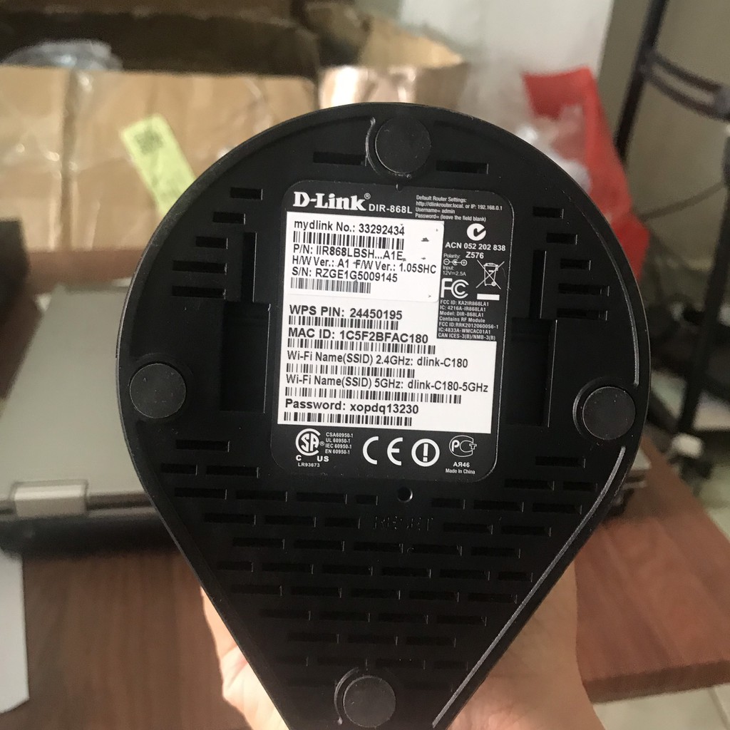 Bộ Phát Wireless AC1750 Dual Band Gigabit Cloud Router DIR868L mumimo hàng like new