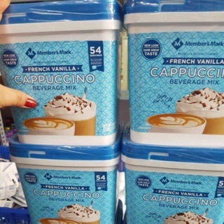Bột cà phê sữa members mark french vanilla cappuccino-1.36kg