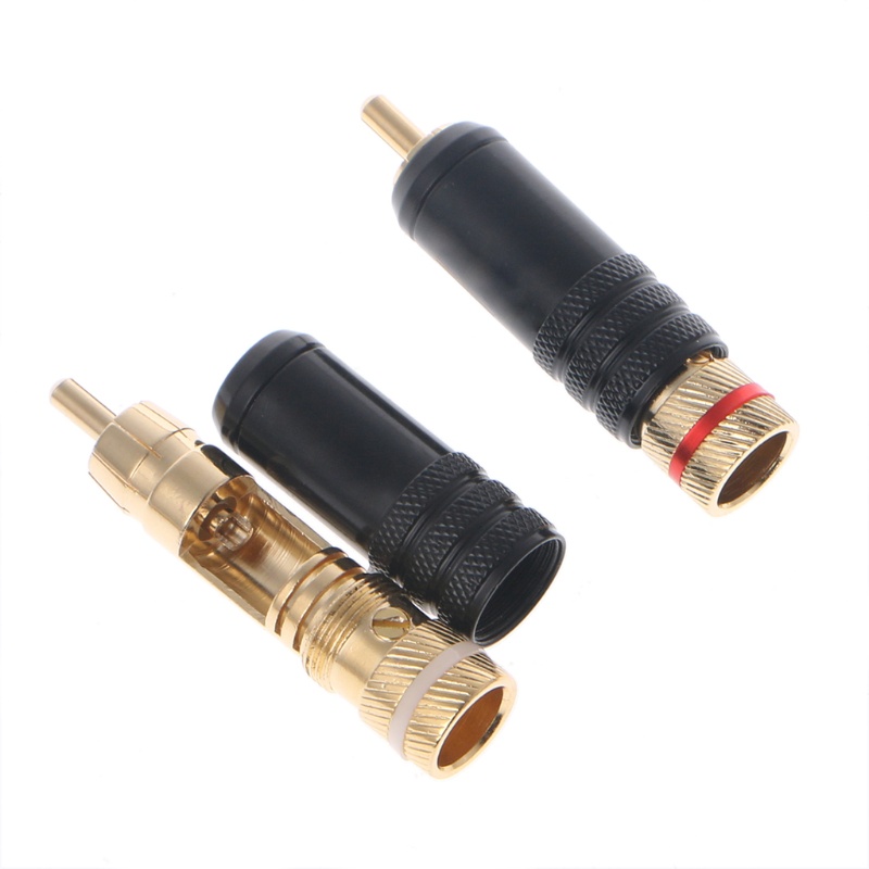Set 4 Phích Cắm RCA Mạ Vàng WBT-0144 Chuyên Dụng