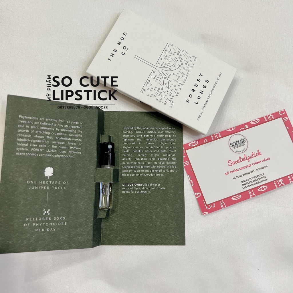Vial nước hoa The Nue Co Forest Lungs EDP 1ml