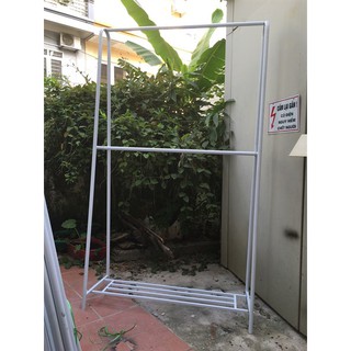 GIÁ TREO QUẦN ÁO CHỮ A CONG 2 TẦNG - CÂY TREO QUẦN ÁO THÔNG MINH - DÀN TREO SHOP THỜI TRANG - ĐỒ DÙNG TIỆN ÍCH GIA ĐÌNH