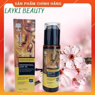 Tinh dầu dưỡng tóc nhuộm, uốn , tóc khô sơ argan oil 100ml
