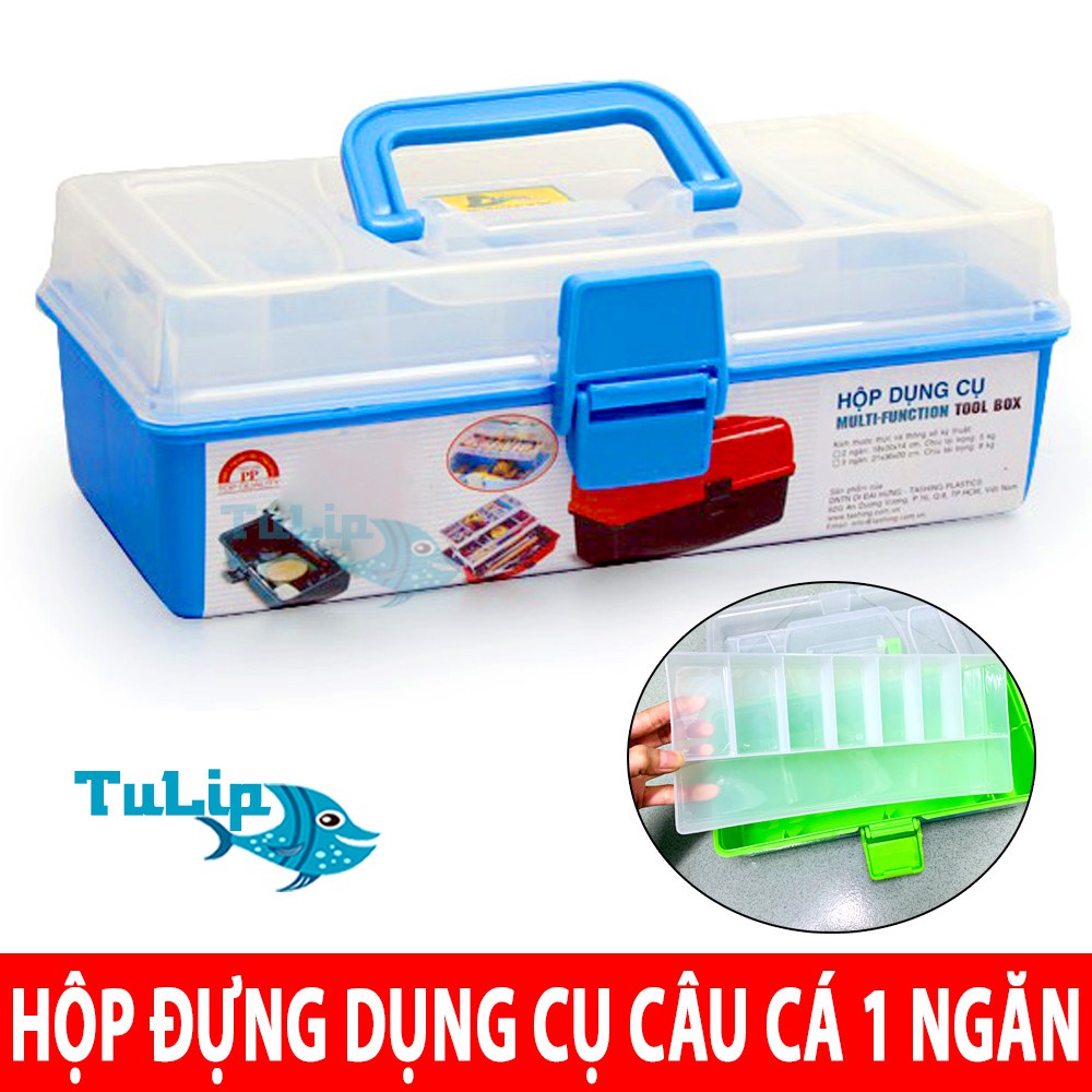 HỘP ĐỰNG Dụng Cụ CÂU CÁ CÓ 1 NGĂN TIỆN LỢI