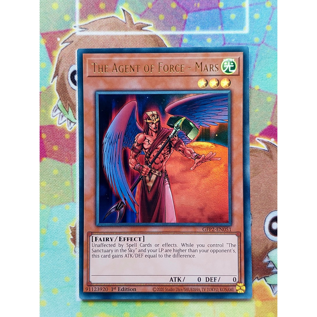 Thẻ Bài Yugioh Monster The Agent of Force - Mars - GFP2-EN051 - Ultra Rare 1st