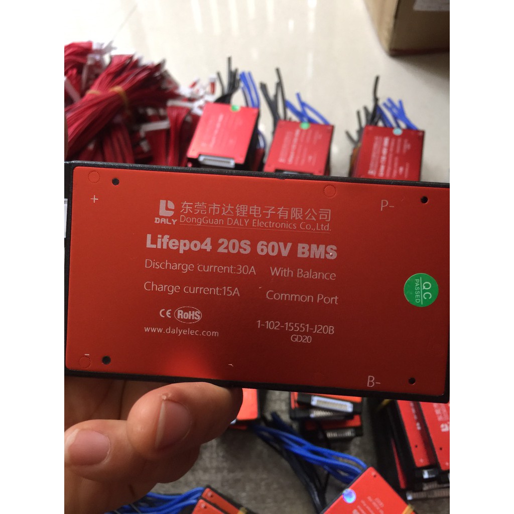 Mạch bảo vệ pin lithium LifePO4 20S 60V 30A, 40A, 60A