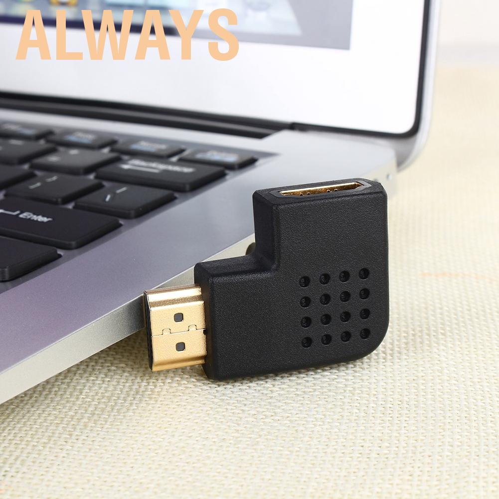 Đầu chuyển tiếp tạo góc 90 độ từ HDMI cổng cắm sang giắc