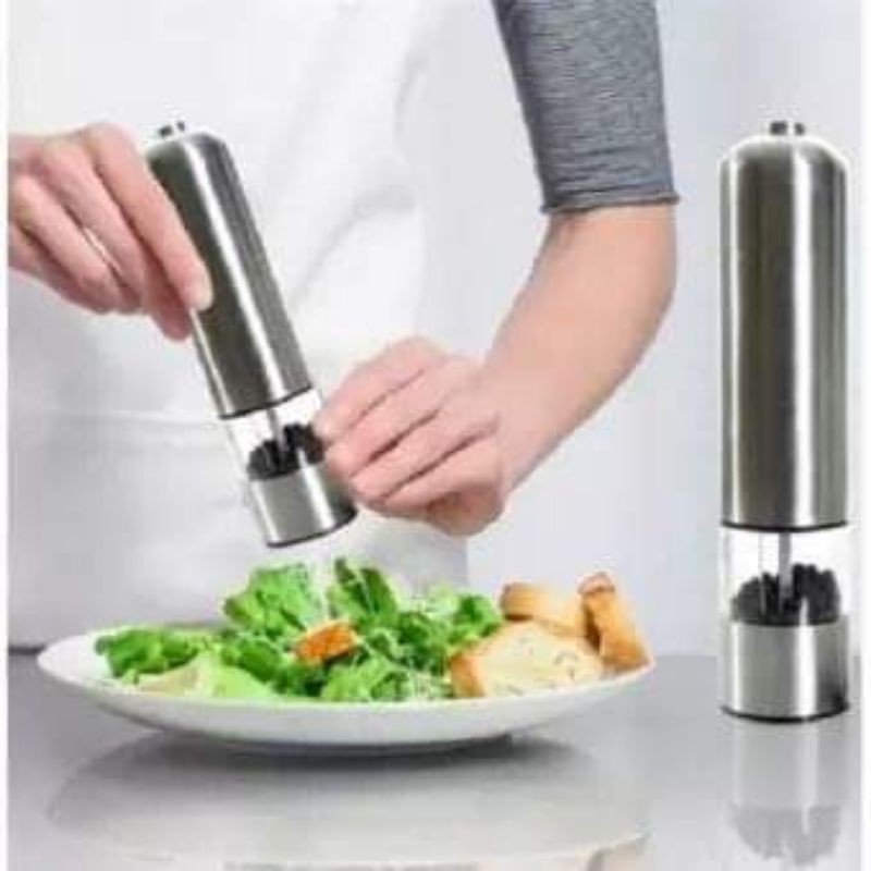 Dụng cụ cối xay tiêu xay đậu các loại hạt bằng pin cao cấp