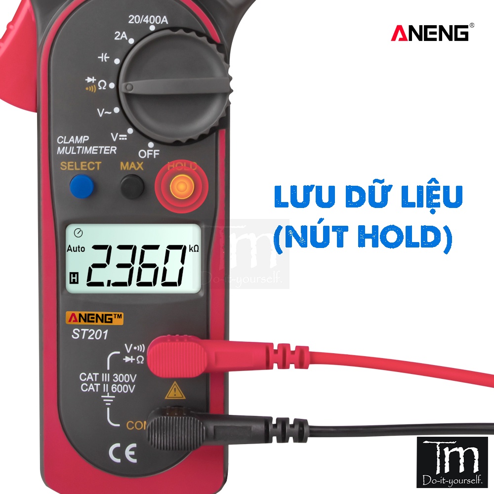 Ampe Kìm AC - Đồng Hồ Vạn Năng ANENG ST201