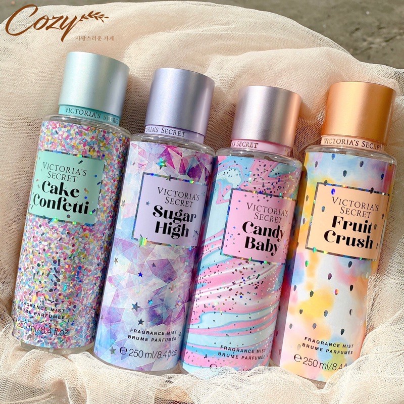 Xịt thơm toàn thân Body Mist Victoria’s Secret nội địa Thái Lan Cozy Store (4 mùi)