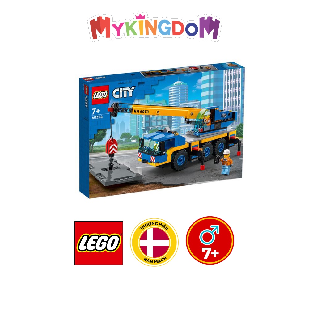 Đồ Chơi LEGO CITY Cần Cẩu Di Động 60324