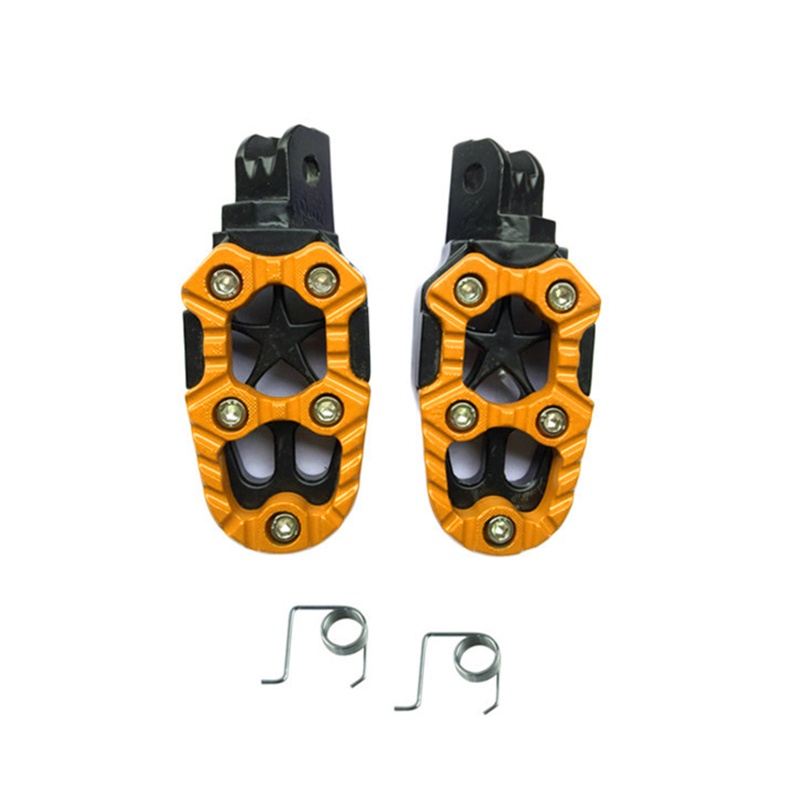 Bàn Đạp Gác Chân Bản Rộng 8mm Bằng Nhôm CNC Chống Trượt Thông Dụng Cho Xe Máy