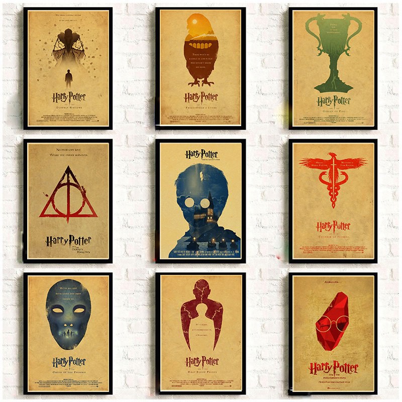 Poster Phim Harry Potter Dán Tường Trang Trí