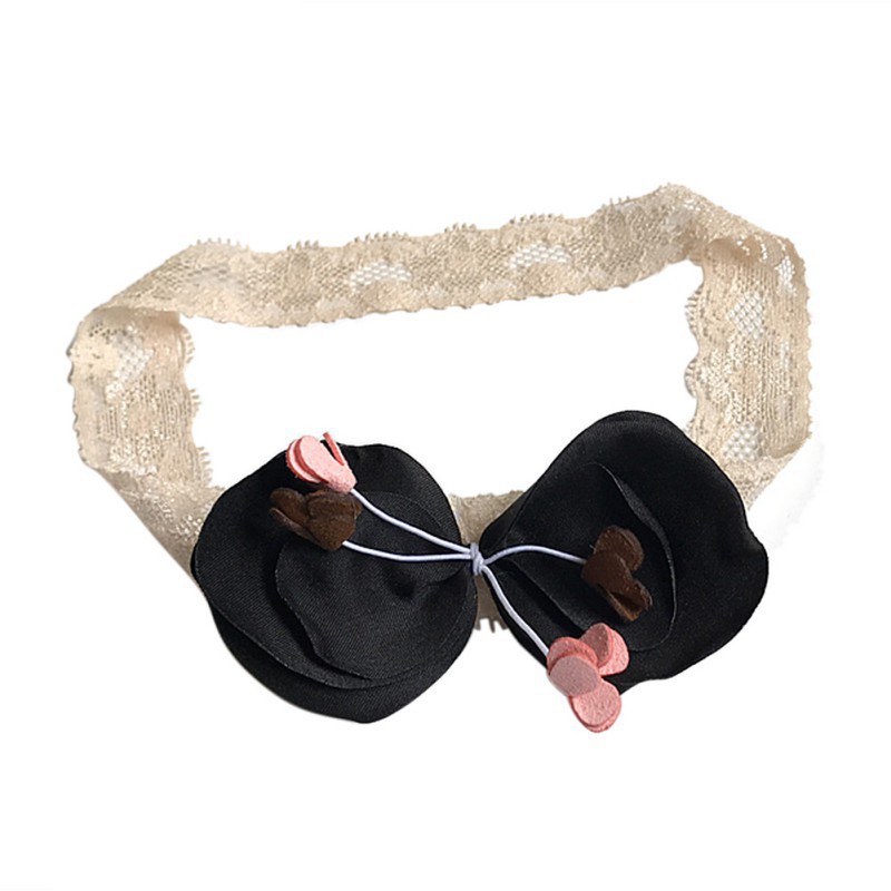 Băng đô nơ hoa phong cách cá tính dành cho bé