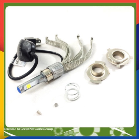 ĐÈN LED M02J CHÂN H4 CHÍNH HÃNG (ĐỦ 25W ) CHO XE MÁY