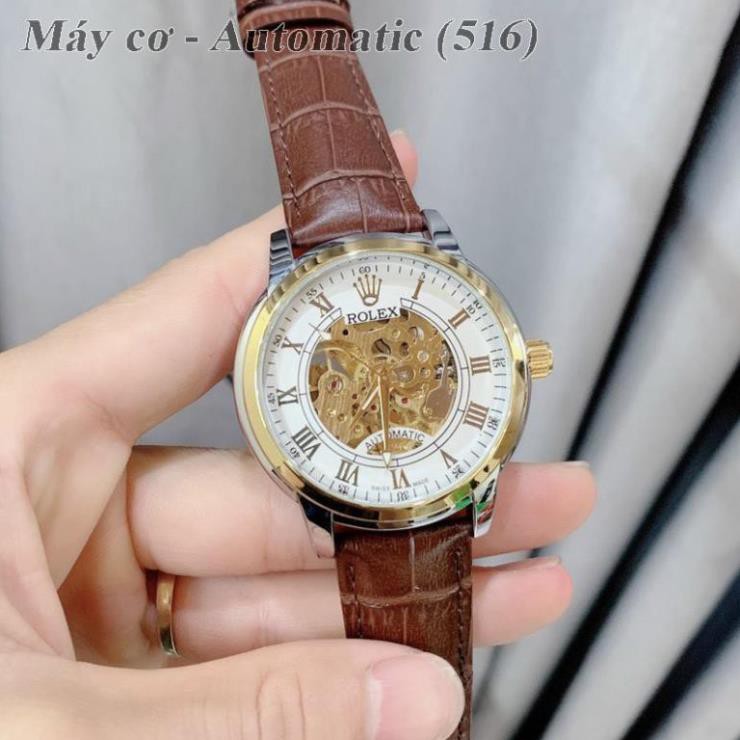 DTNL [Máy cơ-automatic] Đồng hồ nam Rolex - fullbox xịn như ảnh - bảo hành 12 tháng - hàng cao cấp MTP-STORE MTP-STORE M