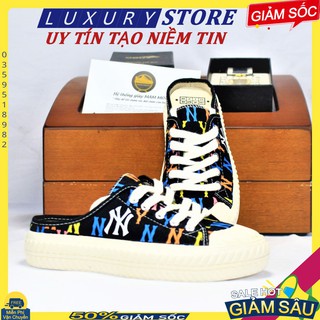 [FREE SHIP - HOT TREND] sục 𝐌𝐋𝐁 đạp gót ny đen thêu hoa tiết màu hang vip luxury_store