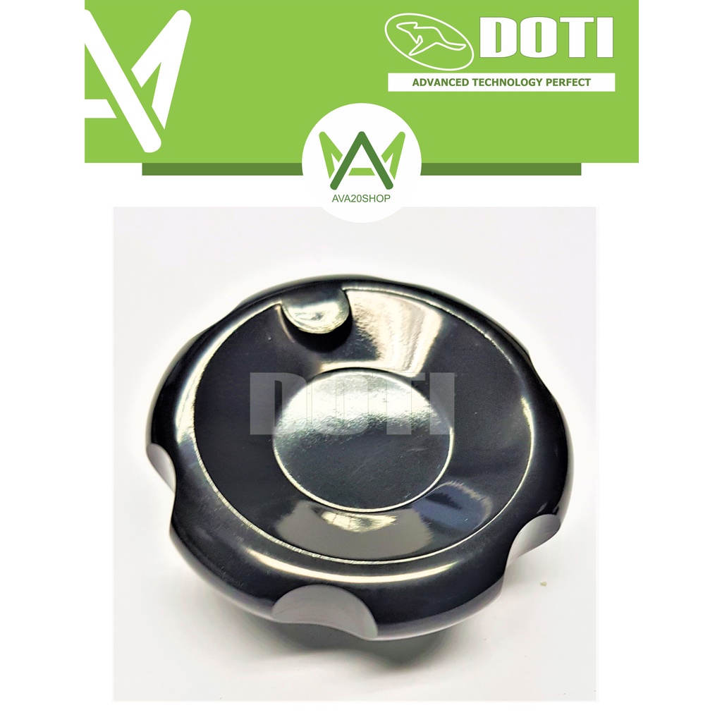 NÚM vặn nhựa DOTI 6 cánh phi 80mm sơmi thau răng 8mm-10mm-12mm