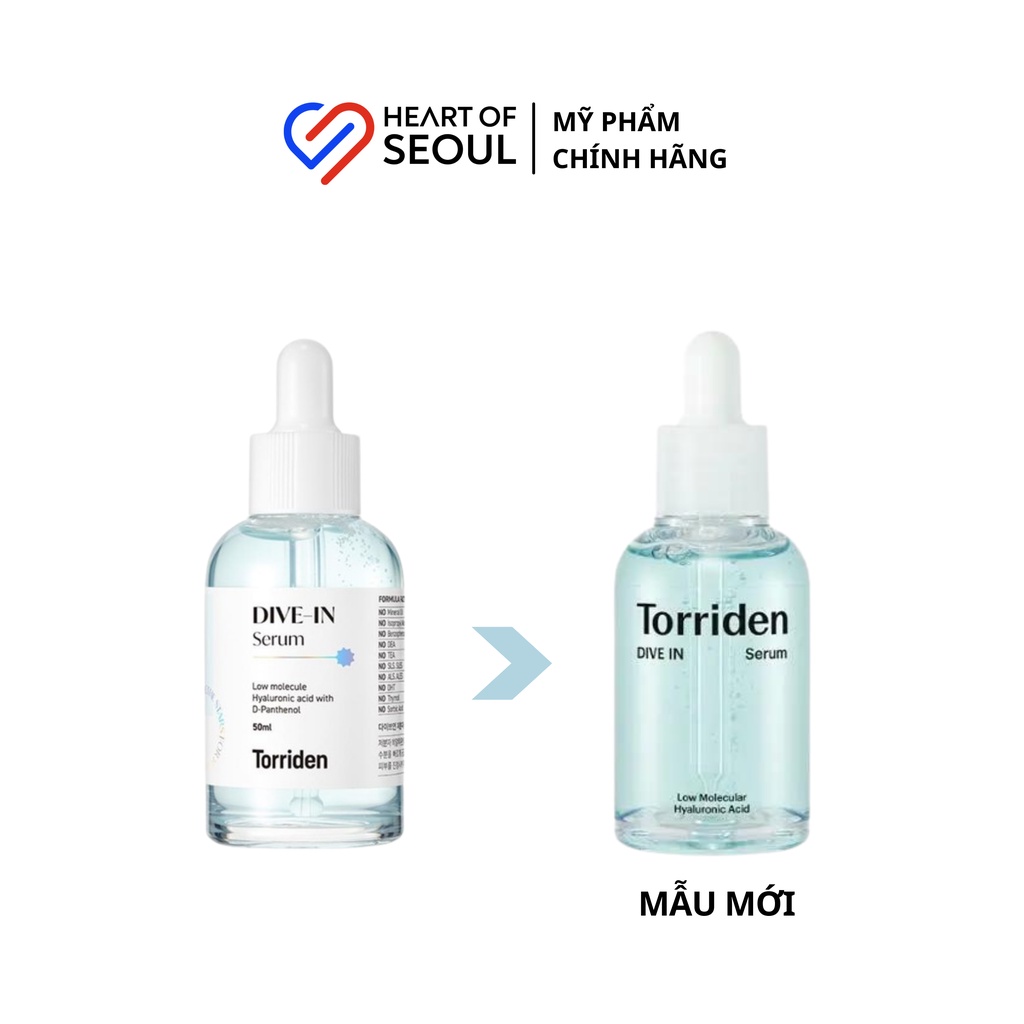 Serum cấp nước Torriden Dive-in serum 50ml (Bill Hàn)