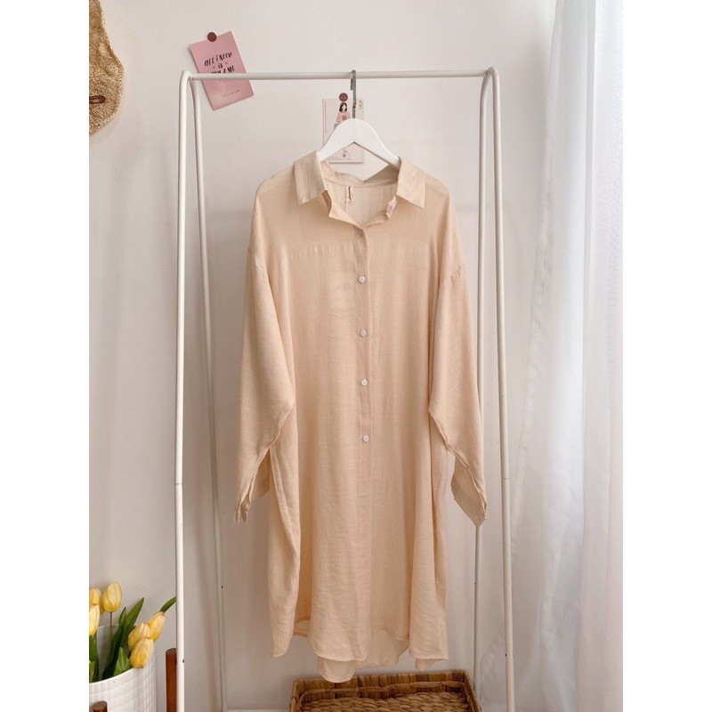 Váy sơ mi đũi (ib chọn màu ) | BigBuy360 - bigbuy360.vn